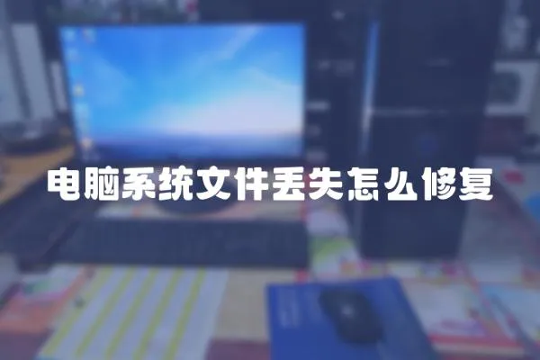 電腦系統文件丟失怎么修復