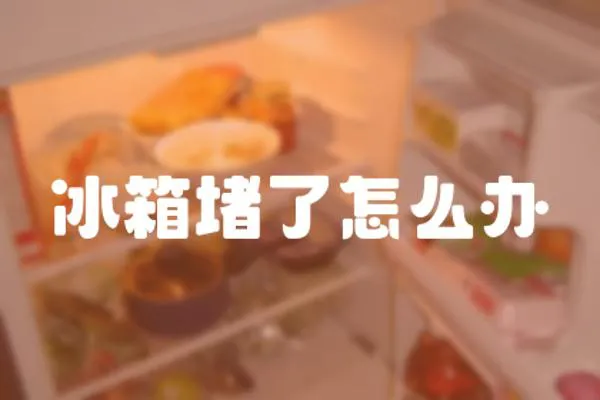 冰箱堵了怎么辦