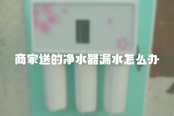 商家送的凈水器漏水怎么辦