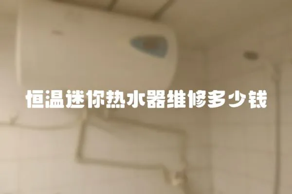 恒溫迷你熱水器維修多少錢