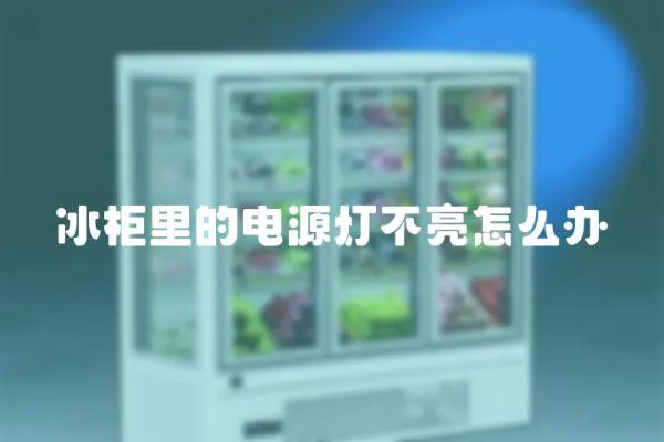 冰柜里的電源燈不亮怎么辦