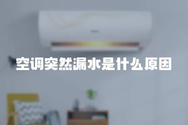 空調突然漏水是什么原因