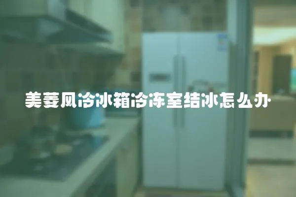 美菱風冷冰箱冷凍室結冰怎么辦