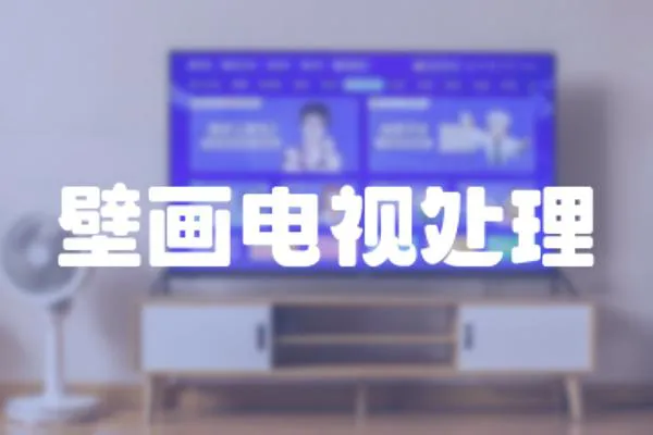 壁畫電視處理