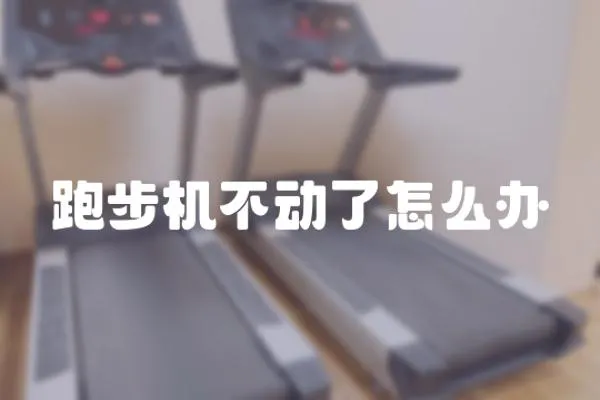 跑步機不動了怎么辦