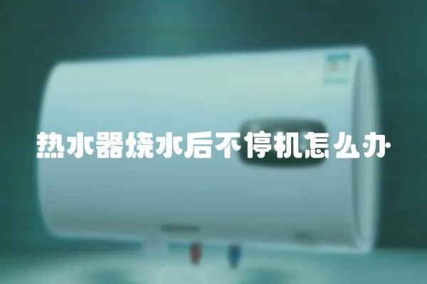 熱水器燒水后不停機怎么辦
