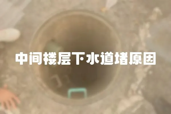 中間樓層下水道堵原因