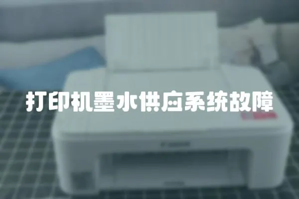 打印機(jī)墨水供應(yīng)系統(tǒng)故障