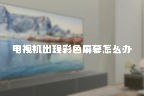 電視機出現彩色屏幕怎么辦
