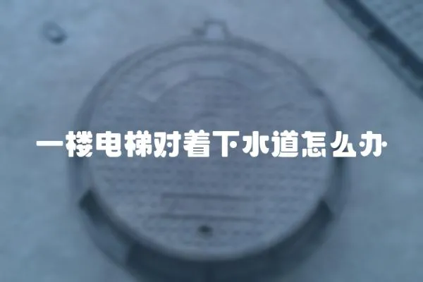 一樓電梯對著下水道怎么辦