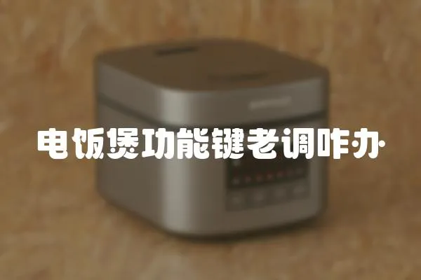 電飯煲功能鍵老調咋辦