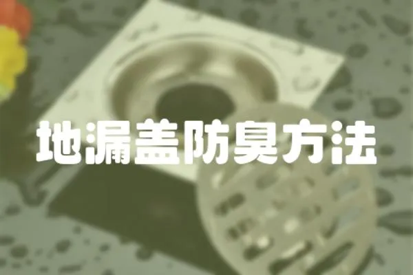 地漏蓋防臭方法