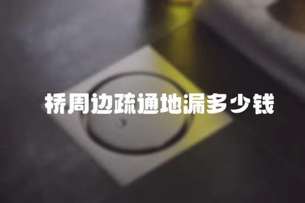 埇橋周邊疏通地漏多少錢
