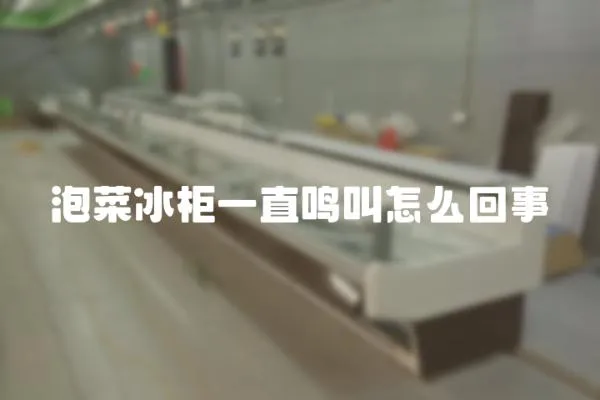 泡菜冰柜一直鳴叫怎么回事