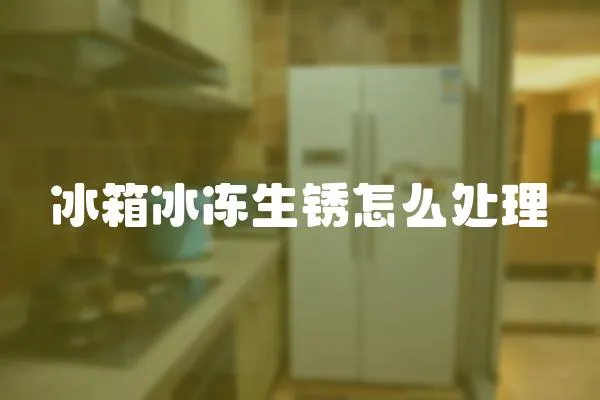 冰箱冰凍生銹怎么處理