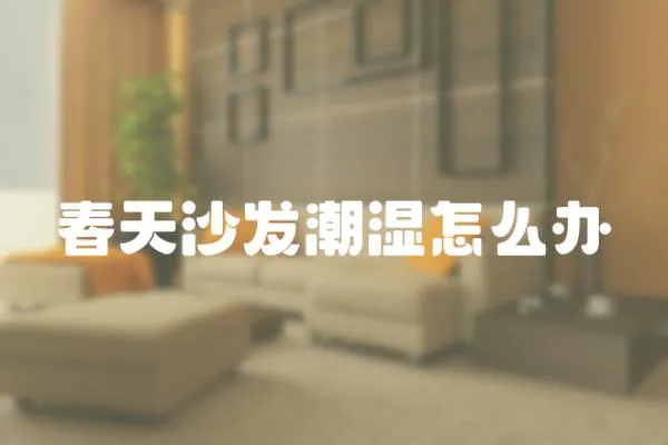 春天沙發潮濕怎么辦