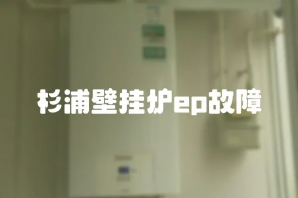 杉浦壁掛爐ep故障