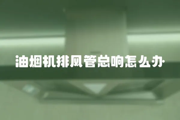 油煙機排風管總響怎么辦