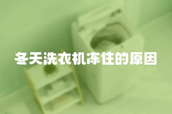 冬天洗衣機凍住的原因