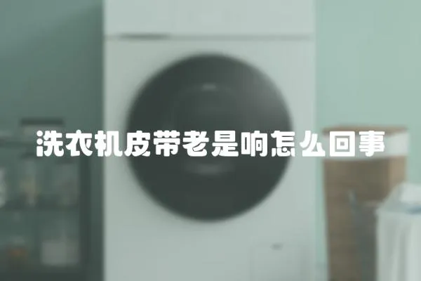 洗衣機皮帶老是響怎么回事