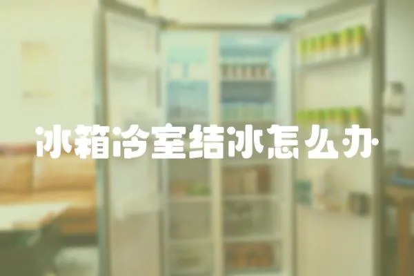 冰箱冷室結(jié)冰怎么辦