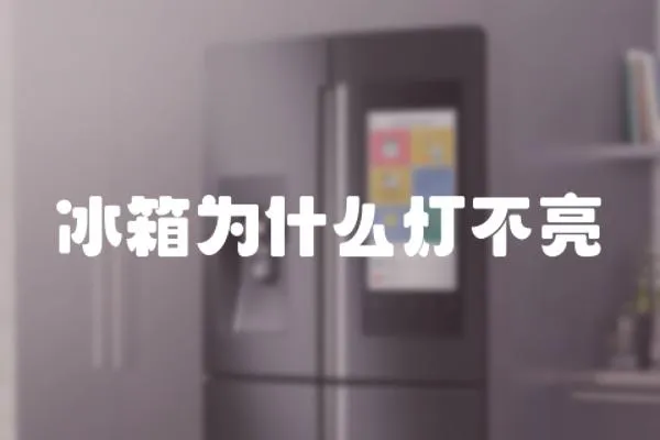 冰箱為什么燈不亮