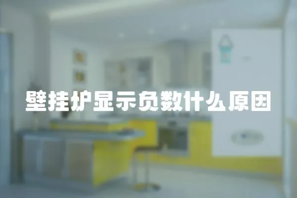 壁掛爐顯示負數什么原因