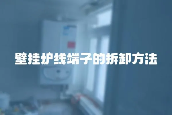 壁掛爐線端子的拆卸方法