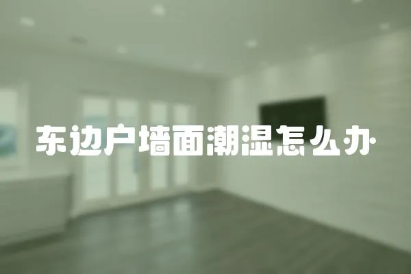 東邊戶墻面潮濕怎么辦