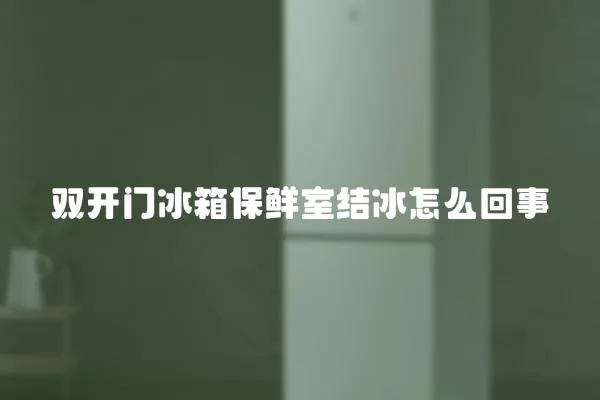雙開門冰箱保鮮室結冰怎么回事