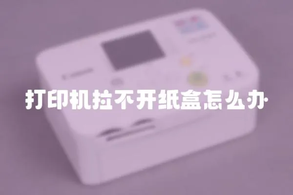 打印機(jī)拉不開紙盒怎么辦
