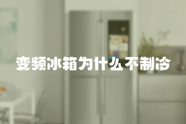 變頻冰箱為什么不制冷