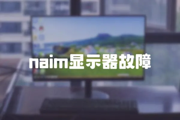 naim顯示器故障