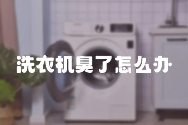 洗衣機臭了怎么辦