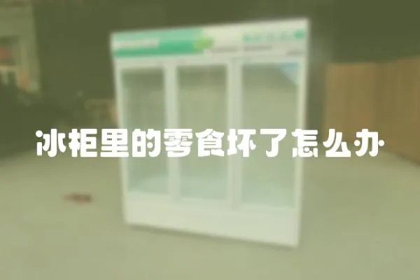 冰柜里的零食壞了怎么辦