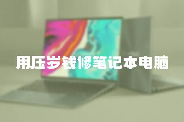 用壓歲錢修筆記本電腦