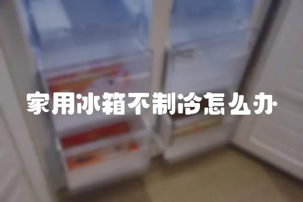 家用冰箱不制冷怎么辦
