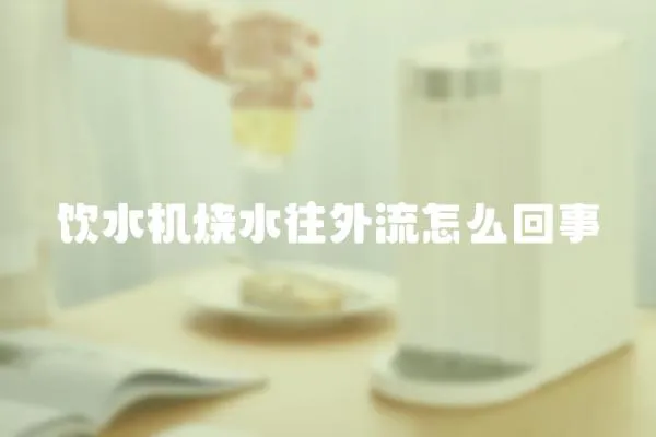 飲水機燒水往外流怎么回事