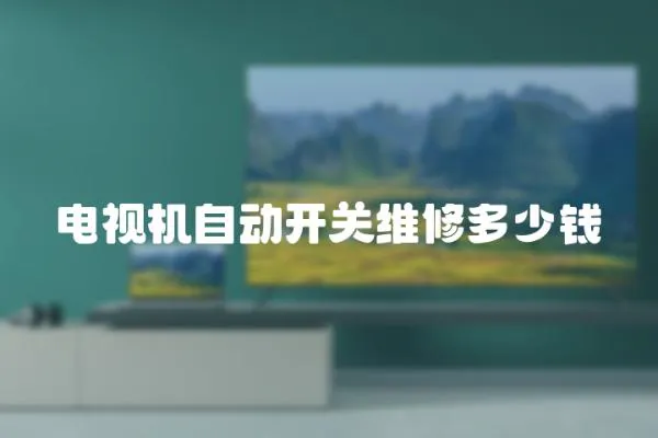 電視機(jī)自動(dòng)開關(guān)維修多少錢