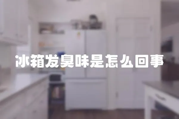 冰箱發(fā)臭味是怎么回事