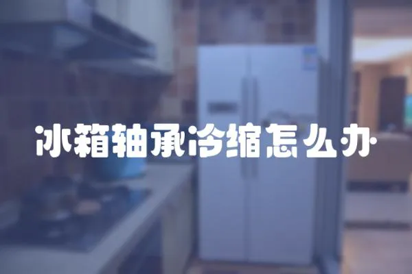 冰箱軸承冷縮怎么辦