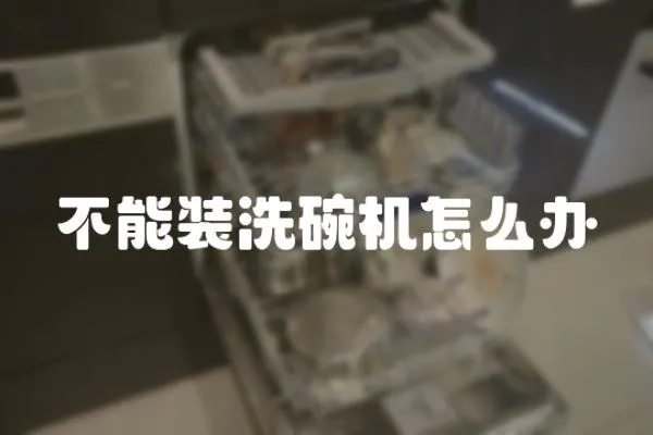 不能裝洗碗機怎么辦
