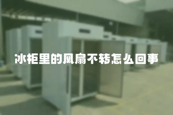 冰柜里的風(fēng)扇不轉(zhuǎn)怎么回事