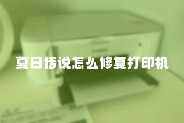 夏日傳說怎么修復(fù)打印機(jī)