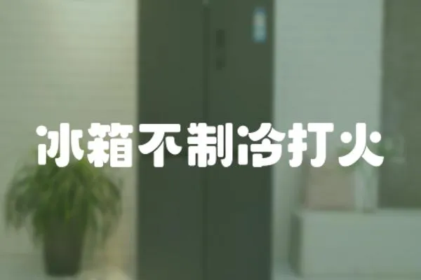 冰箱不制冷打火