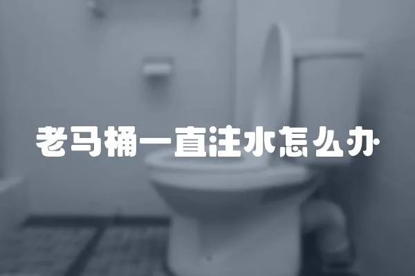 老馬桶一直注水怎么辦