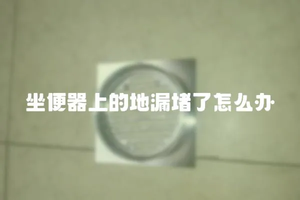 坐便器上的地漏堵了怎么辦