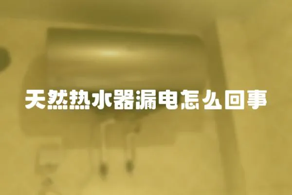 天然熱水器漏電怎么回事