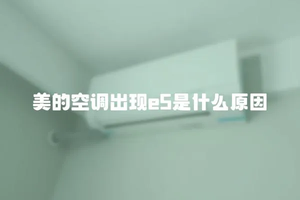 美的空调出现e5是什么原因