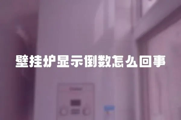 壁掛爐顯示倒數怎么回事